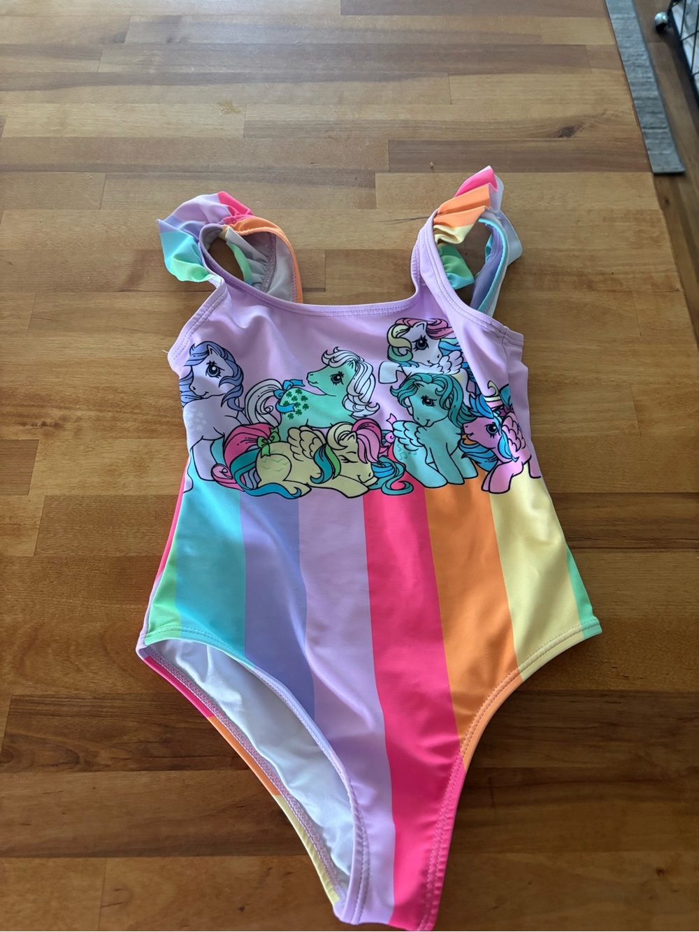 Girls' Rainbow my little Pony One-Piece Swimsuit - 4/5